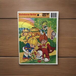 Vtg 1983 Rainbow Brite Golden Hallmark Frame-Tray Puzzle Kids Activity Game